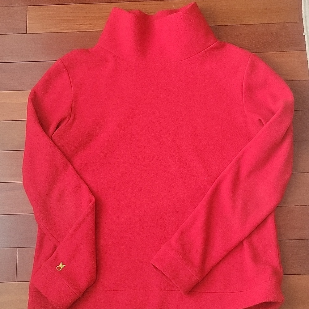 Dudley Stephens Women's Red Turtleneck Sweater